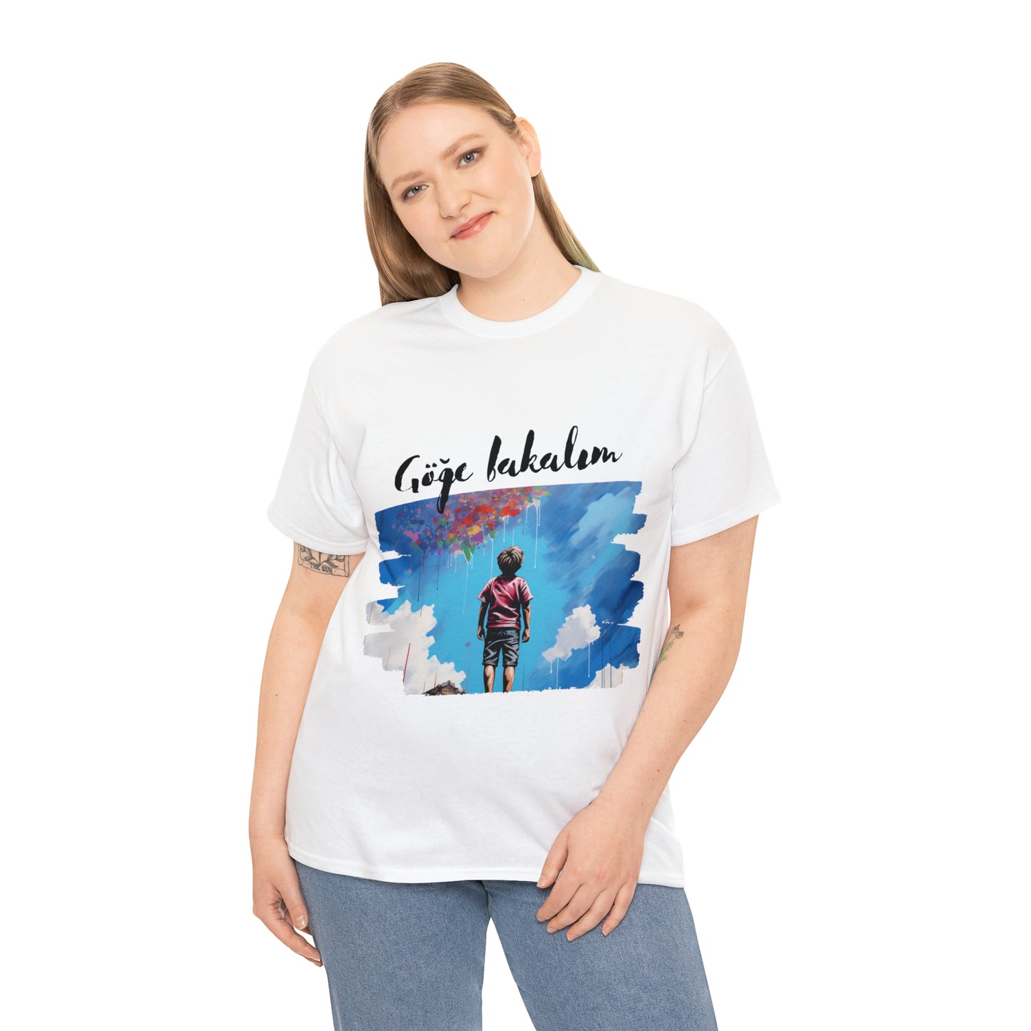 Unisex T-Shirt - Göğe Bakalım