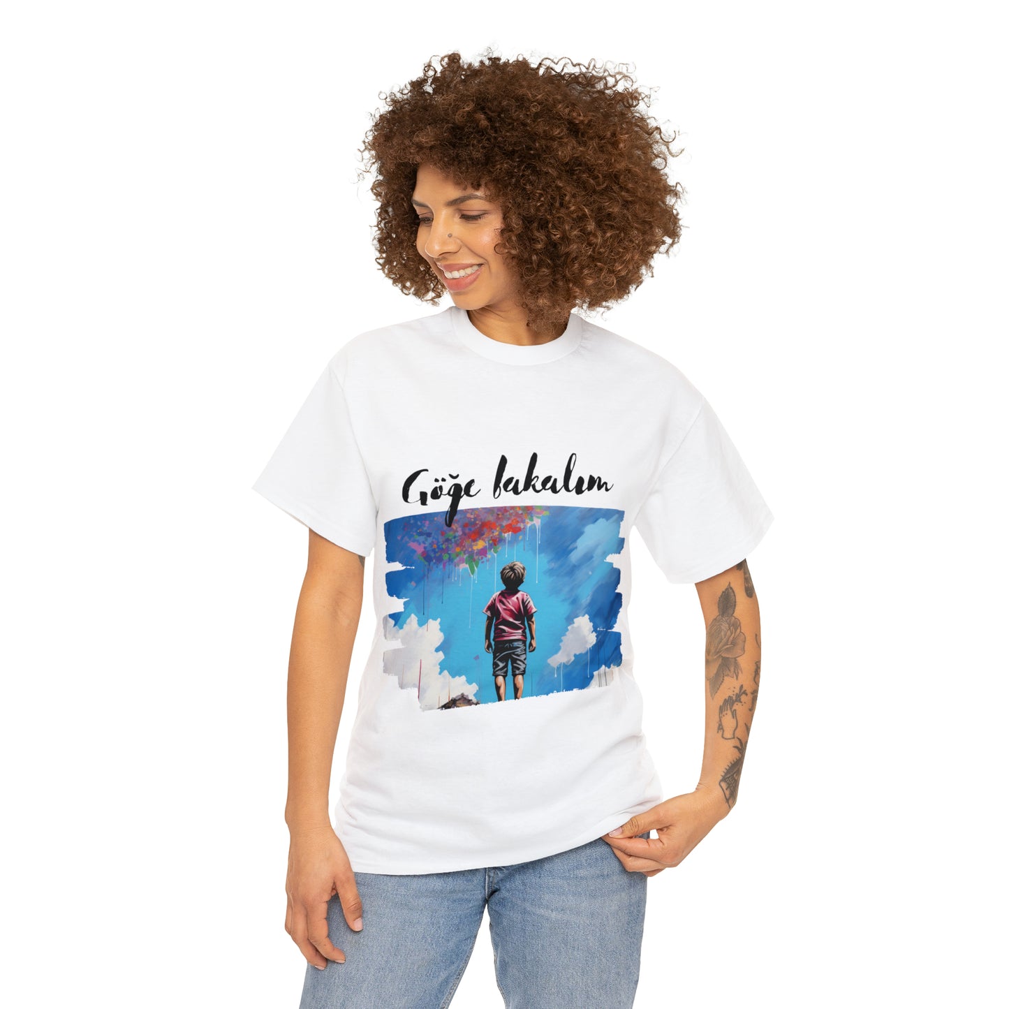Unisex T-Shirt - Göğe Bakalım